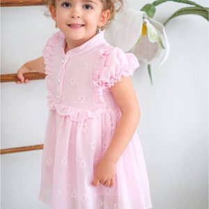 Astarli Çocuk Elbi?se Pembe