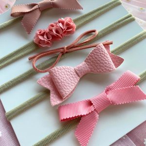 5'Lİ BANT TOKA SET Pembe