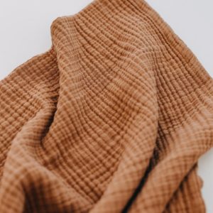 Sütlü Kahve 4 Kat Müslin Battaniye 90×120 ebat Kahverengi